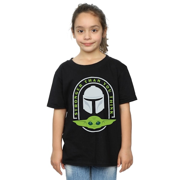 Star Wars Girls The Mandalorian Starkare Än Du Tror Bomull Black 9-11 Years