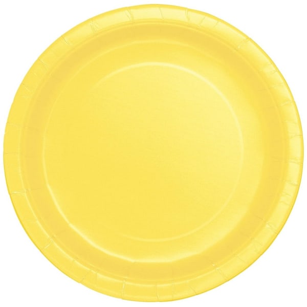 Amscan Pappers Tallrik (Förpackning om 8) En Storlek Gul Yellow One Size