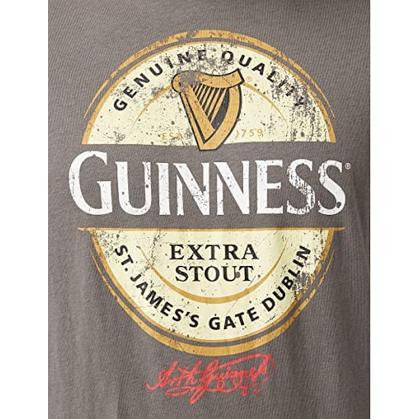 Guinness herr T-shirt XL Charcoal Charcoal XL