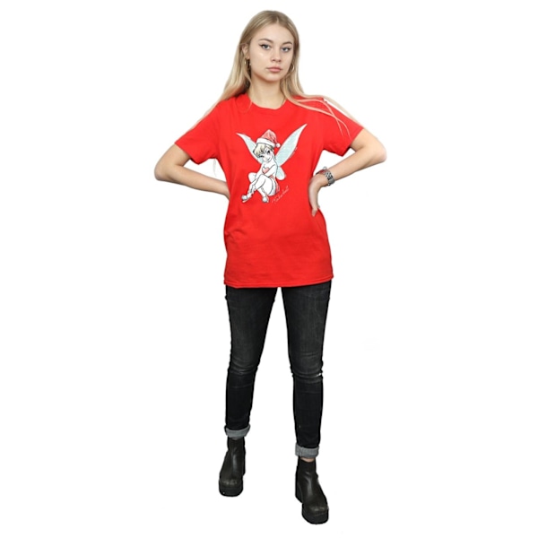 Disney Dam/Damer Tinkerbell Julfe Jultomte Bomull Pojkvän Red L