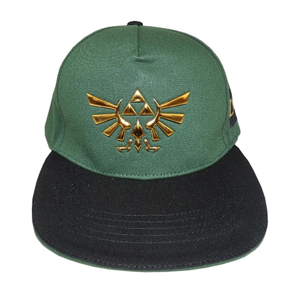 Legend Of Zelda Hyrule Logotyp Snapback Cap One Size Grön Green One Size