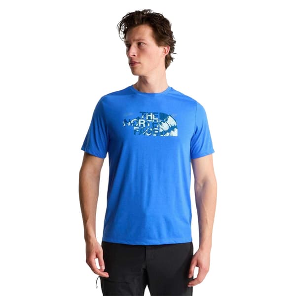 The North Face Herr Foundation Logo Polyester T-shirt S Blå Blue S