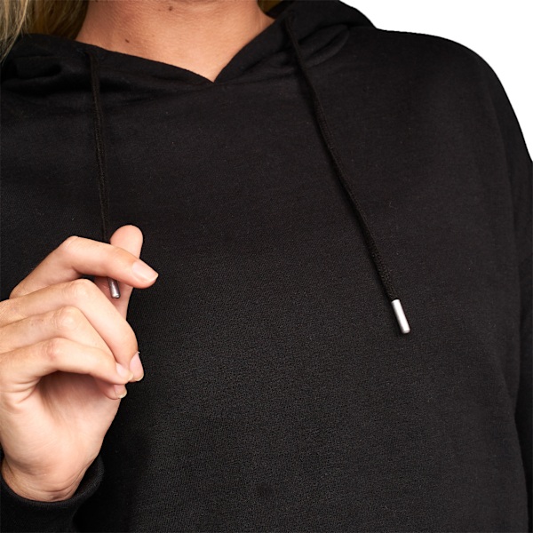 Juice Dam/Dam Danica Cropped Hoodie L Svart Black L