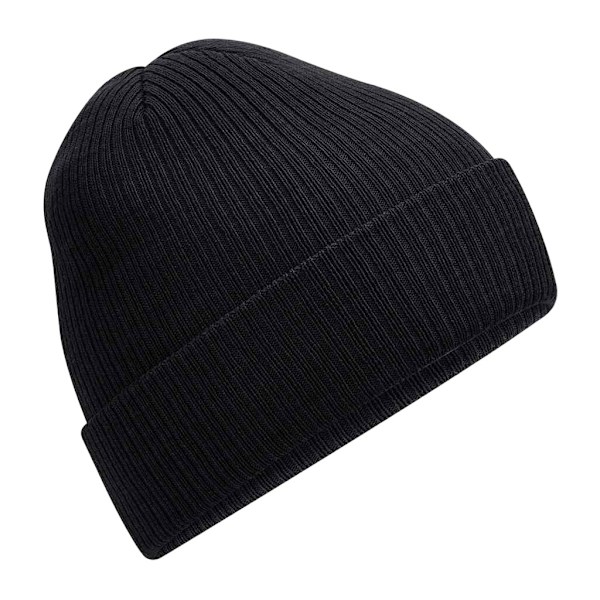 Beechfield Unisex Vuxen Ribbad Polylana Mössa One Size Svart Black One Size