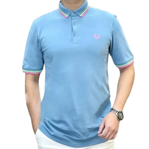 Fred Perry Pikétröja för män XS Blå Blue XS