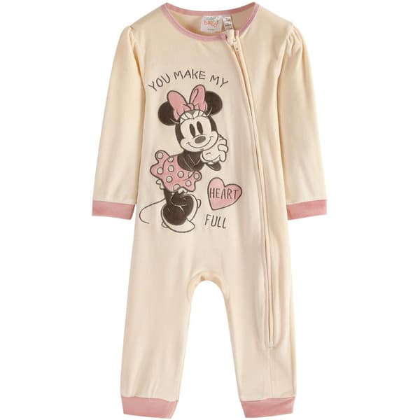 Disney Baby Flickor Mimmi Pigg Sammet Pyjamas 3-6 Månader Blekt Bleach 3-6 Months