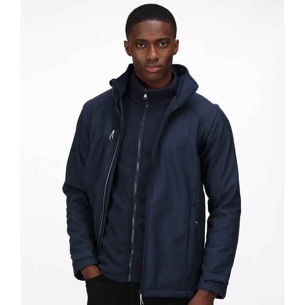 Regatta Herr Erasmus 4 i 1 Soft Shell Jacka M Marinblå Navy M
