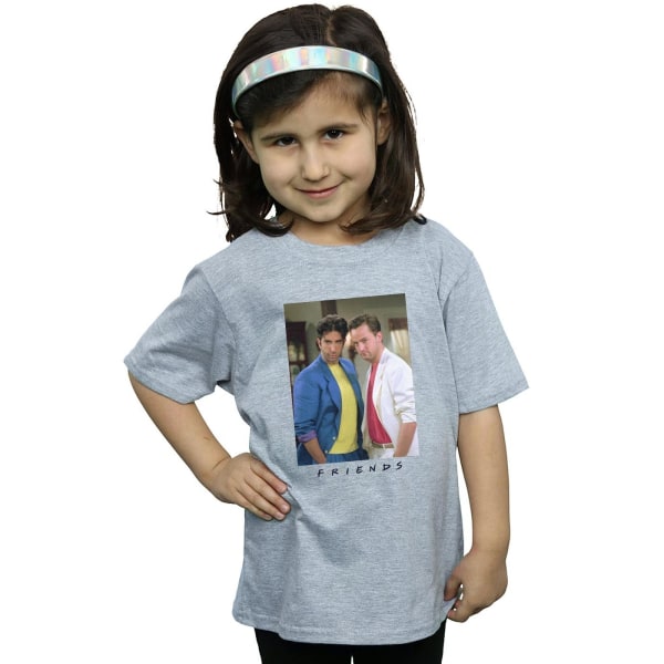 Friends Girls Ross And Chandler College T-shirt i bomull 9-11 Ja Sports Grey 9-11 Years