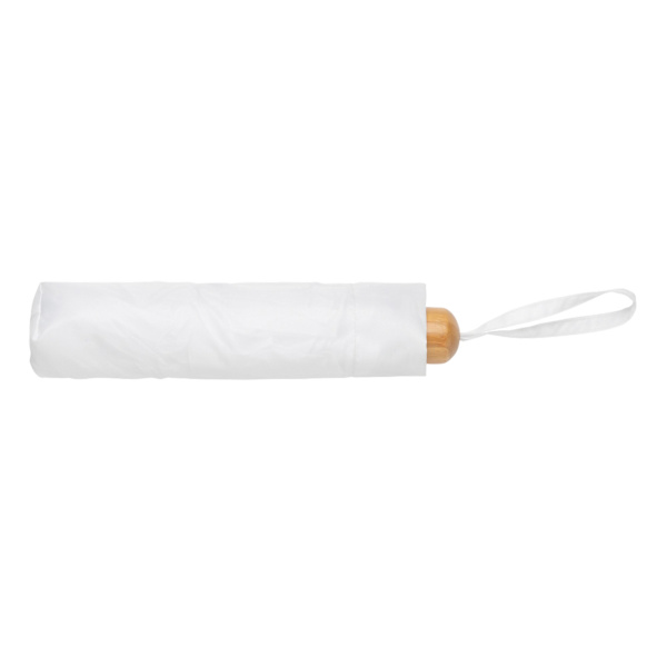 XD Collection Impact Bambu Hopfällbart Paraply One Size Vit White One Size