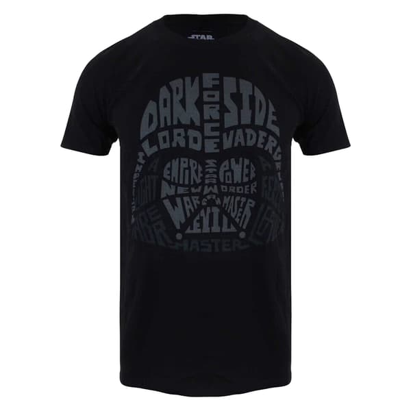 Star Wars Darth Vader Text T-shirt S Svart Black S