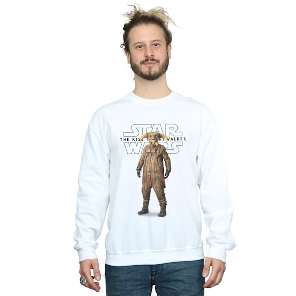 Star Wars Mens The Rise Of Skywalker Boolio Sweatshirt 4XL Vit White 4XL