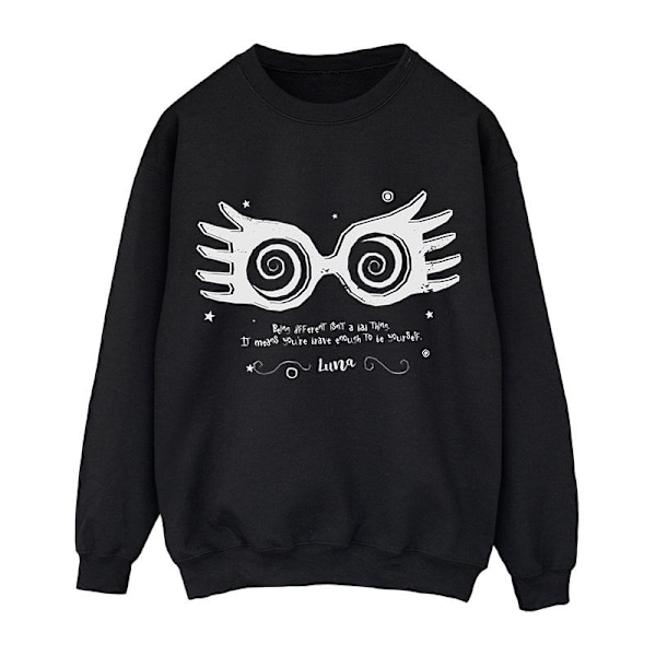 Harry Potter Dam/Kvinnor Luna Being Different Sweatshirt L Svart Black L