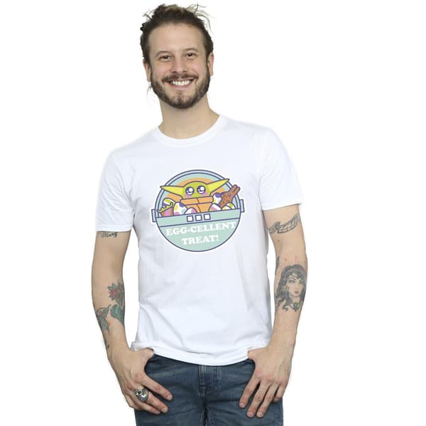 Star Wars Herr The Mandalorian Eggcellent Easter T-Shirt L Vit White L