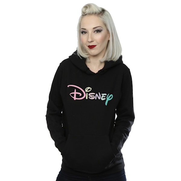 Disney Dam/Dam Pastel Logo Hoodie M Svart Black M