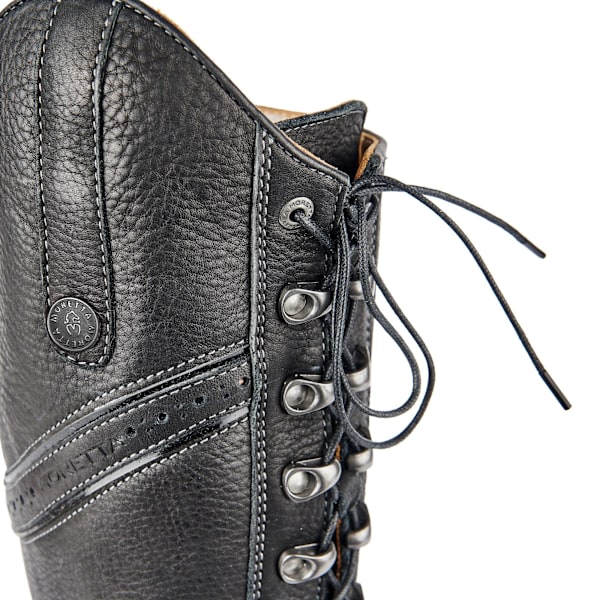 Moretta Dam/Dam Maddalena Läder Långa Ridstövlar 9 UK Black 9 UK Slim
