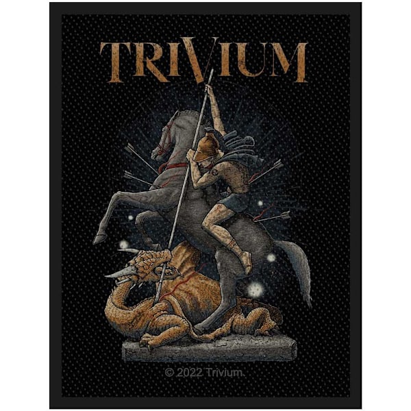 Trivium In The Court Of The Dragon Standard Patch One Size Blac Black One Size