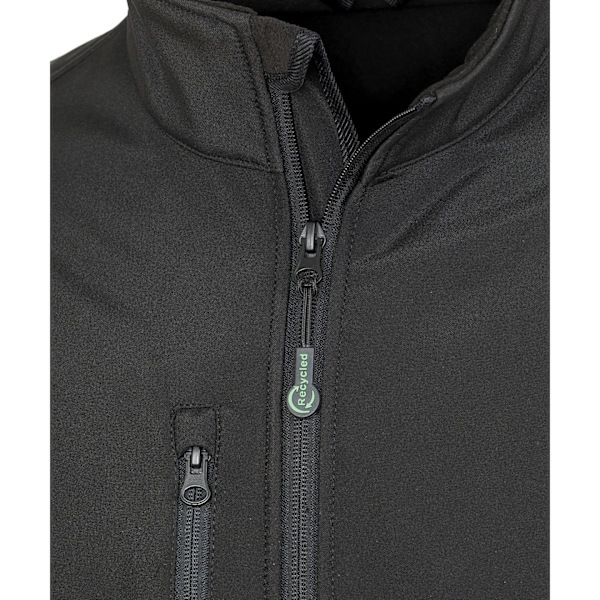 Result Genuine Recycled Herr 3-lagers Softshelljacka 4XL Svart Black 4XL