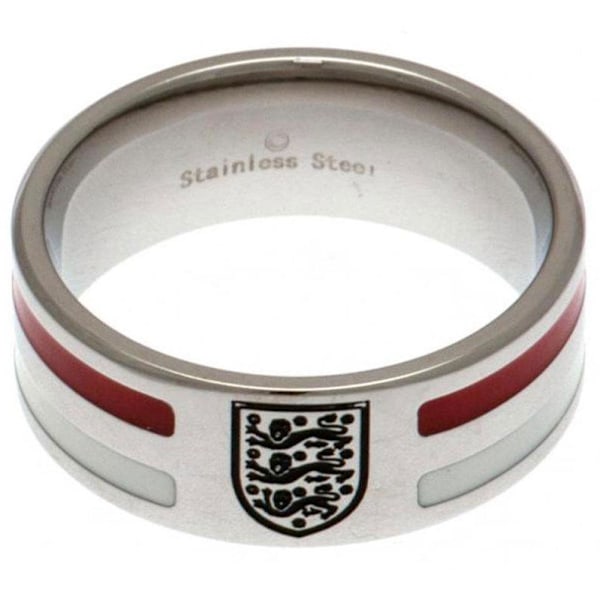England FA Färg Stripe Ring S Silver/Röd/Vit Silver/Red/White S