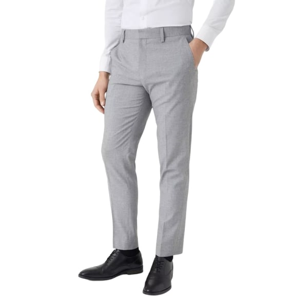 Burton Mens Textured Slim Suit Byxor 32L Grå Grey 32L