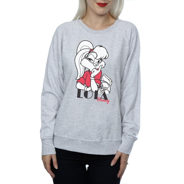 Looney Tunes Dam/Damer Klassisk Lola Bunny Heather Sweatshirt Heather Grey XXL