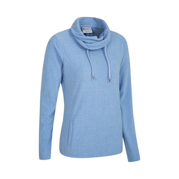 Mountain Warehouse Dam/Dam Hebridean Fleece Tröja med Krage Pale Blue 12 UK