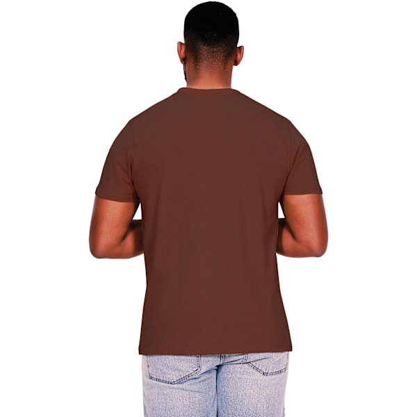 Casual Classics Herr Core Ringspun Bomull Slim T-Shirt XS Choco Chocolate XS