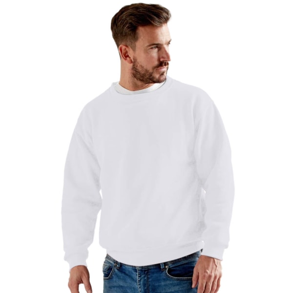 Ultimate Adults Unisex 50/50 Sweatshirt XL Vit White XL