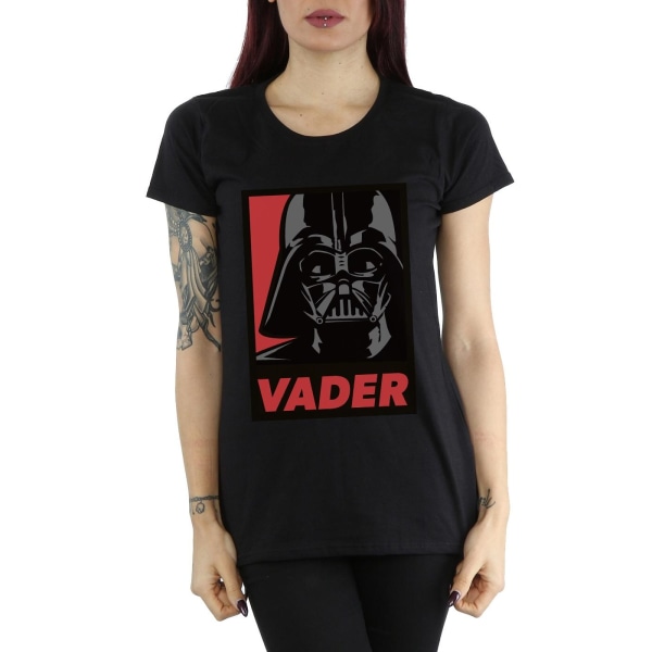 Star Wars Dam/Dam Vader Poster Bomulls T-shirt M Svart Black M