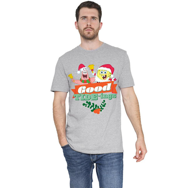 SvampBob Fyrkant Herr Good Tide-ings Patrick Star Jultomte Cl Sport Heather XXL