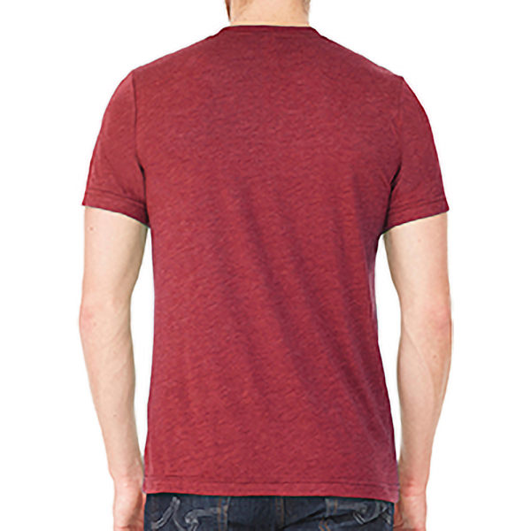 Bella + Canvas Unisex Heather CVC T-shirt L Röd Heather Cardinal Red L