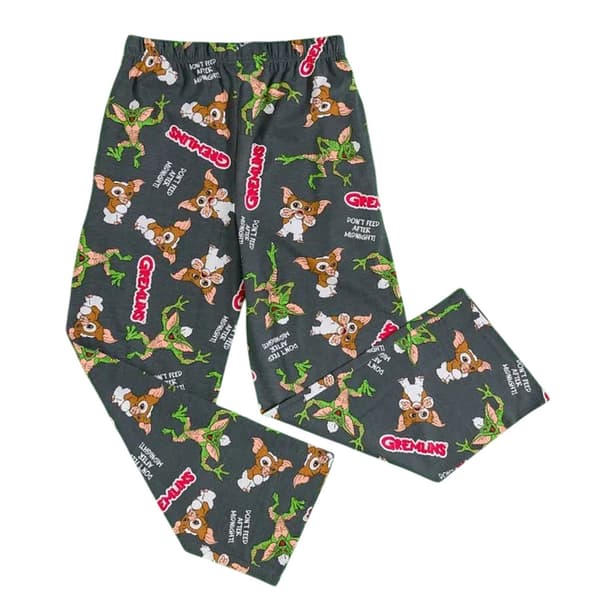 Gremlins Herr Stripe & Gizmo Lounge Byxor M Svart/Grå Black/Charcoal M