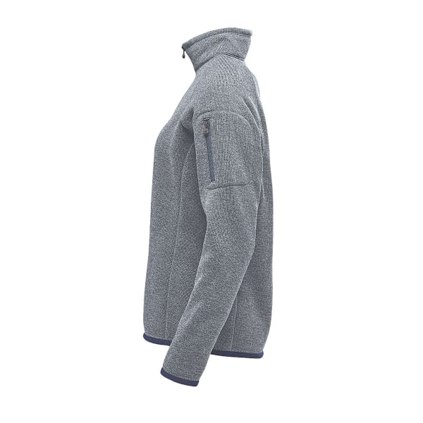 Stormtech Dam/Kvinnor Avalante Heather Kvarts Dragkedja Fleece Topp Granite XL