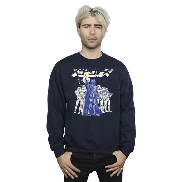 Star Wars Herr Darth Sweatshirt XL Marinblå Navy Blue XL