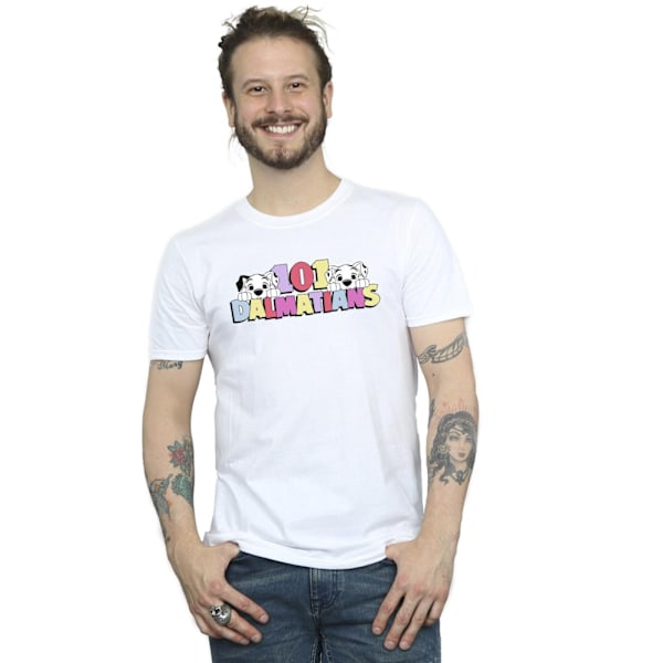 Disney Herr 101 Dalmatiner Flerfärgad T-shirt L Vit White L