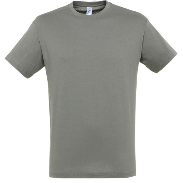 SOLS Regent kortärmad t-shirt för män XXL zink Zinc XXL