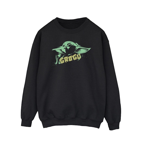 Star Wars Herr The Mandalorian Grogu The Child Splat Sweatshirt Black M
