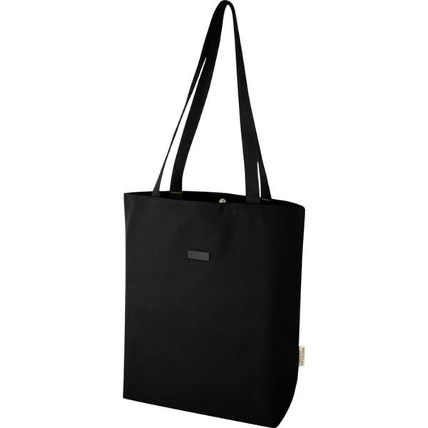 Joey Canvas Återvunnen 14L Tote Bag One Size Solid Black Solid Black One Size