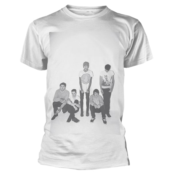 Bring Me The Horizon Unisex Vuxen Gruppbild Bomull T-shirt M W White M