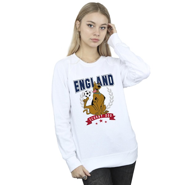 Scooby Doo Dam/Damfotbolls Sweatshirt XL Vit White XL