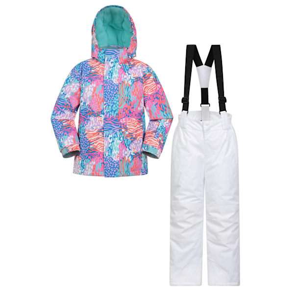 Mountain Warehouse Skidjacka & Skidbyxor för Barn/Ungdomar med Tryck Pink 11-12 Years