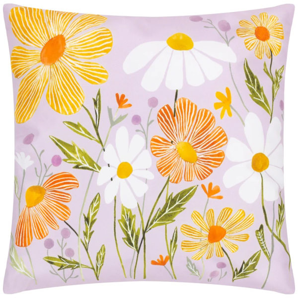 Wylder Country Wild Flowers Cover för utomhusbruk 43cm x 43cm L Lilac/Peach 43cm x 43cm