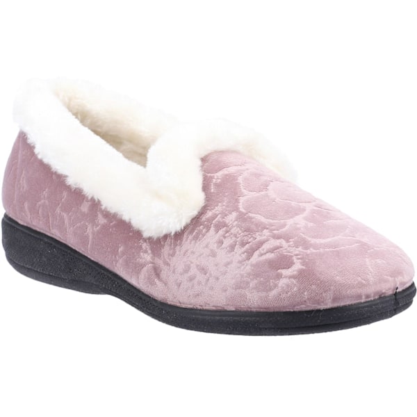 Fleet & Foster Dam/Dam Adelaide Minnesskum Slippers 4 UK Pink 4 UK