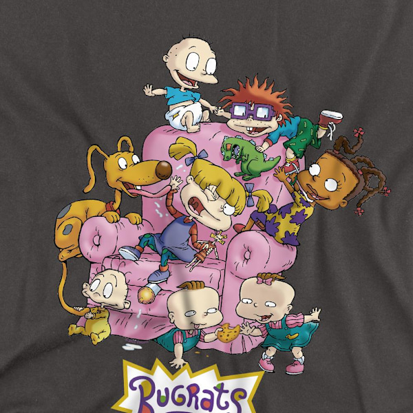 Rugrats Unisex Vuxen T-Shirt med Stolmotiv M Gråmelerad Charcoal M