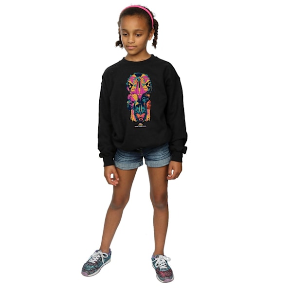 Marvel Girls Thor Ragnarok Character Totem Sweatshirt 12-13 År Black 12-13 Years