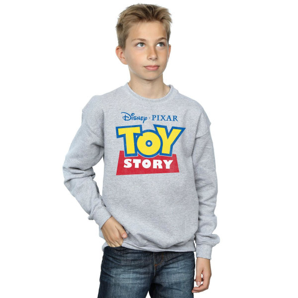 Toy Story Boys Logotyp bomullströja 12-13 år Sports Grey Sports Grey 12-13 Years