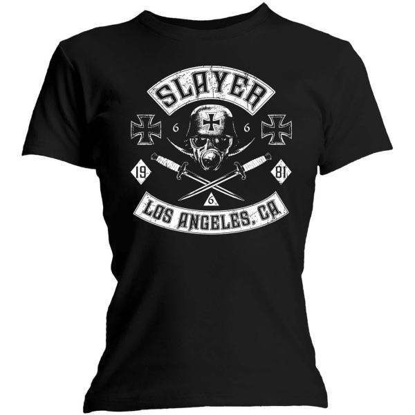 Slayer Dam/Ladie Tribes Skinny T-Shirt L Svart Black L