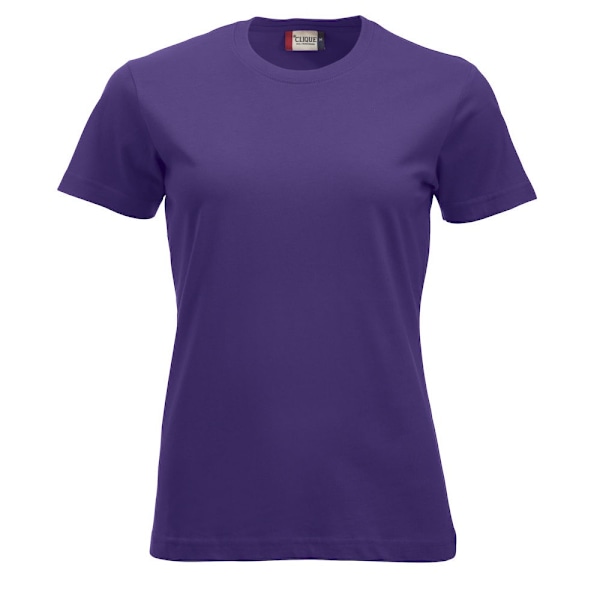 Clique Dam/Kvinnor Nya Klassiska T-Shirt M Ljus Lila Bright Lilac M