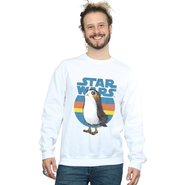Star Wars Mens The Last Jedi Porg Sweatshirt XL Vit White XL