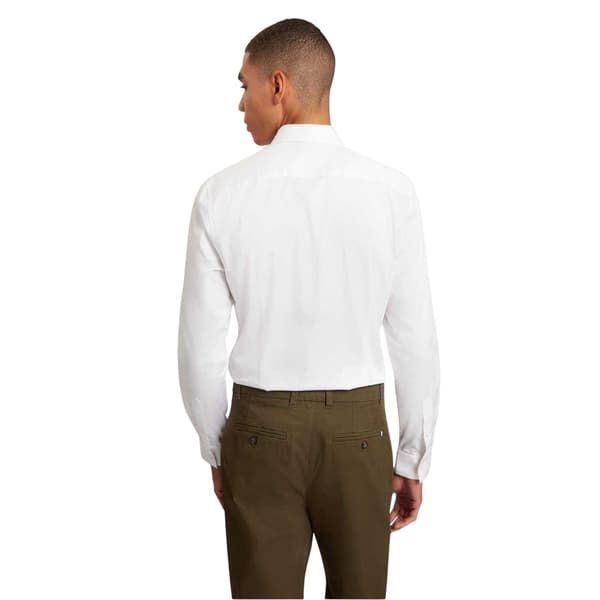 Ted Baker Herrskjorta Oxford med krage Långärmad M Vit White M
