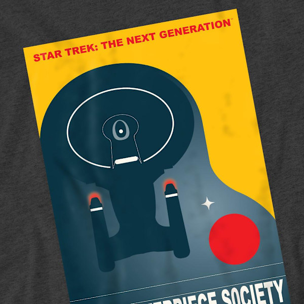 Star Trek Unisex Vuxen The Next Generation Säsong 5 Avsnitt 13 Charcoal XL